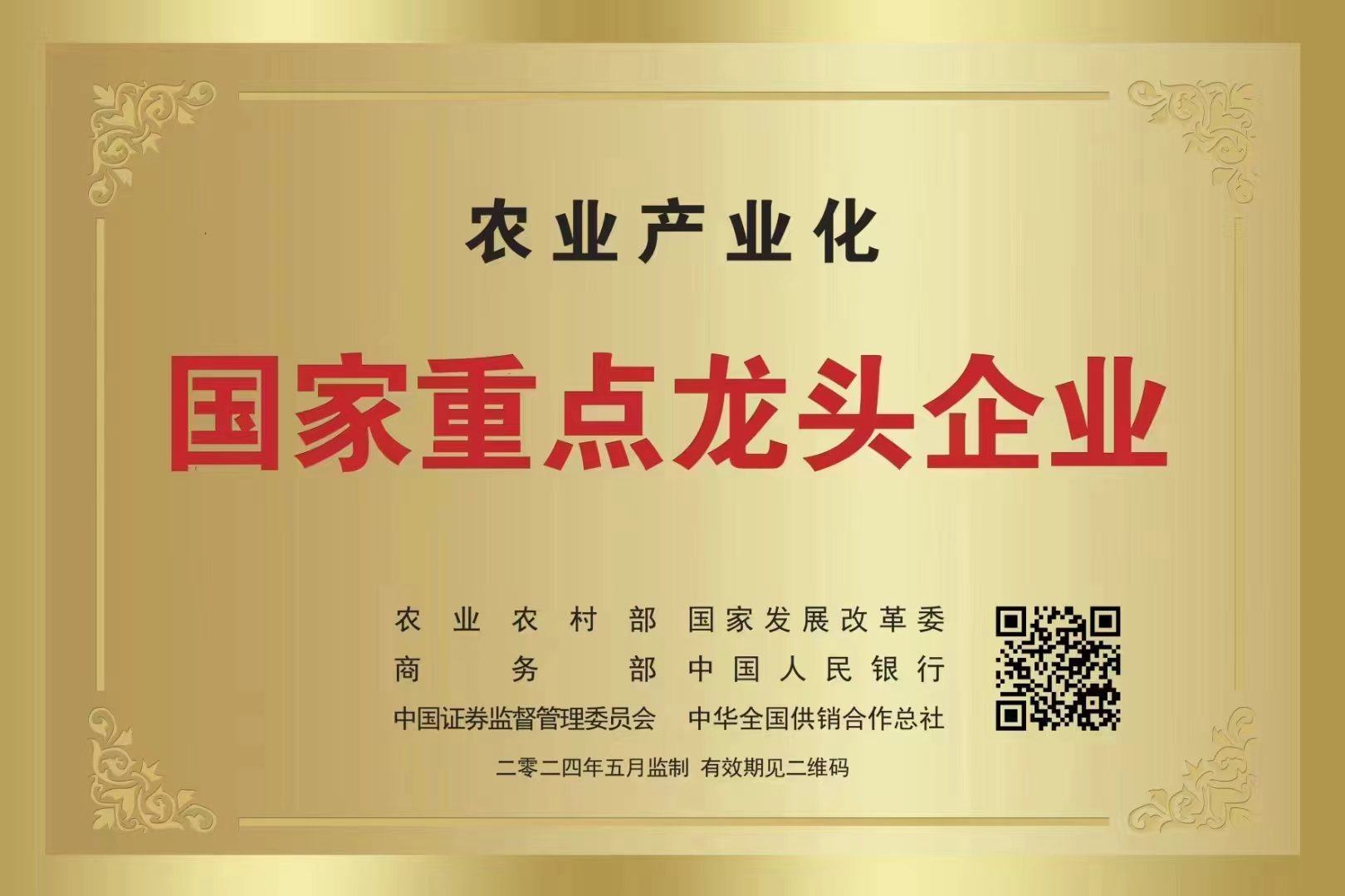 國家重點龍頭企業